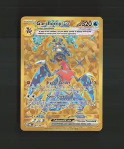 Garchomp ex 260/182 SV Paradox Rift Gold Secret Rare Holo Pokemon Card NM - Image 1