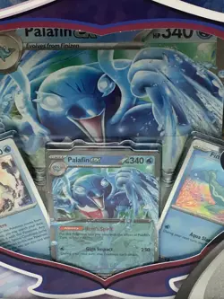 Pokemon TCG Palafin Ex Box - 4 Booster Packs & Foil Cards - New & Sealed - Image 2