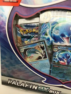 Pokemon TCG Palafin Ex Box - 4 Booster Packs & Foil Cards - New & Sealed - Image 4