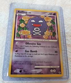 Pokemon Koffing 68/111 Rising Rivals Regular Common Card 2009 TCG Trading Game - Image 1