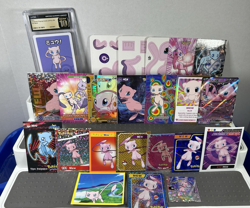 Pokemon Mew Lot of 23 Cards and Stickers Mew Pokemon Lot of 23 - Image 2