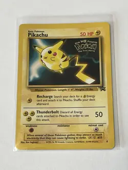 Pikachu Pokemon The First Movie Kids WB Promo Card 4 WOTC Black Star Promo NM - Image 3
