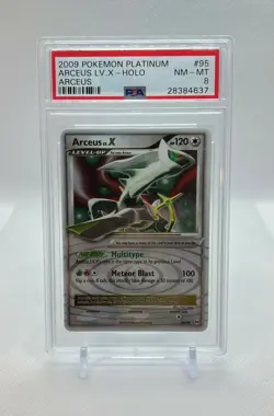 Pokemon Card - Arceus LV. X 95/99 - Arceus - Holo - PSA 8 NM-MT - Image 1