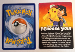 Ash’S Pikachu Sm111 Black Star Promo Pokemon + Movie I choose you card - Image 2