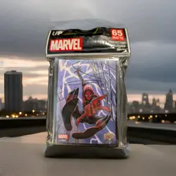 Upper Deck Marvel Deck Protector Collectible Card Sleeves Spider-Man 65 Count - Image 1