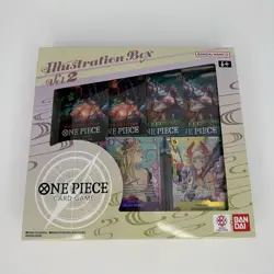 2025 Bandai OP One Piece Illustration Box V2 Vol 2 Trading Cards In Hand - Image 1