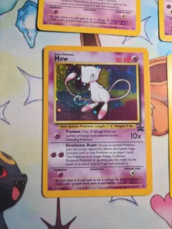 Pokemon Card Lot WOTC holo Vintage Promos Mew 9 Mew 47 4 Card Lot Swirl - Image 2