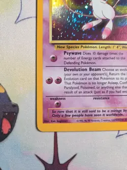 Pokemon Card Lot WOTC holo Vintage Promos Mew 9 Mew 47 4 Card Lot Swirl - Image 3