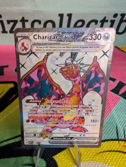 Charizard ex SVP056 Black Star Promo Full Art Scarlet & Violet Pokemon Card - Image 1