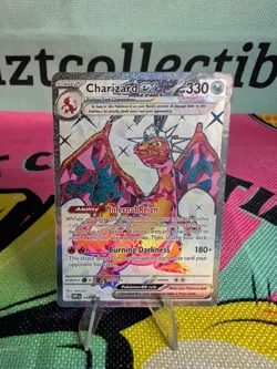 Charizard ex SVP056 Black Star Promo Full Art Scarlet & Violet Pokemon Card - Image 2