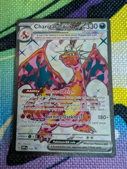 Charizard ex SVP056 Black Star Promo Full Art Scarlet & Violet Pokemon Card - Image 4
