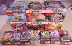 Pokemon LOT OF 13 EMPTY Build & Battle Boxes - No packs or Cards - Image 1