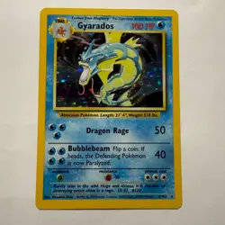 Gyarados 6/102 Holo - Base Set 1 - Pokemon Card - Excellent Condition - Image 1