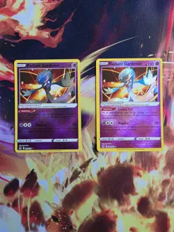 Pokemon Radiant Gardevoir 69/196 Lost Origin Two Card Lot NM - Image 2