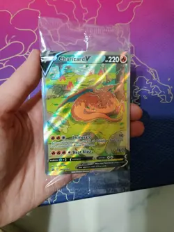 Charizard UPC 3 Promo Cards Sword and Shield SEALED - Image 1