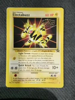 ELECTABUZZ - MOVIE PROMO - WOTC PROMO - POKEMON CARD - Image 1