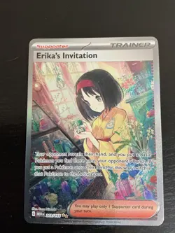 Pokemon TCG Erika's Invitation 203/165 Special Illustration Rare Card SV 151 - Image 3