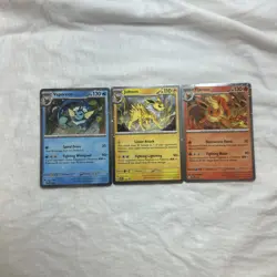 Prismatic Evolutions Poster Collection Promo 3 CARDS NM/M (NO PACKS/ POSTER) - Image 1