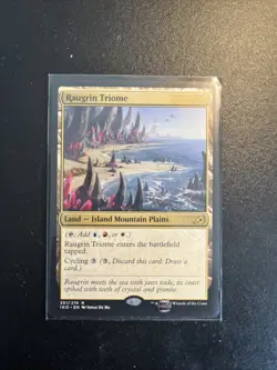 Raugrin Triome Ikoria: Lair of Behemoths Regular Card, Near Mint Condition - Image 1