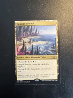 Raugrin Triome Ikoria: Lair of Behemoths Regular Card, Near Mint Condition - Image 2