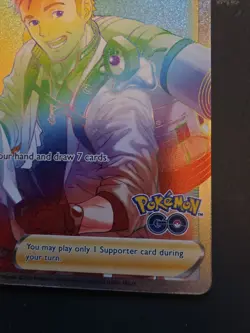 Professors Research Rainbow Secret Rare Card 84/78 Pokemon Go TCG - Image 4