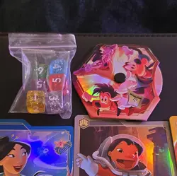 Disney Lorcana Fable foil Card Dividers, Counter and dices - Image 2