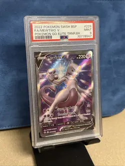 Mewtwo V SWSH229 SWSH: Sword & Shield Promo Cards Holo Graded PSA 9 MINT 🌟 - Image 2