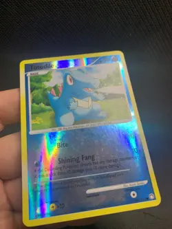 Totodile 106/123 Mysterious Treasures Reverse Holo PokemonTCG Card LP - Image 2