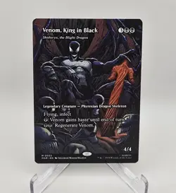 MTG Venom, King in Black - Skithiryx, the Blight Dragon Borderless Marvel (MAR) - Image 1