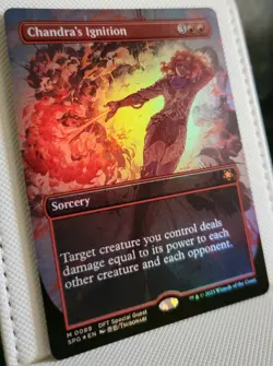 MTG Chandra's Ignition Borderless Foil Special Guests Near Mint - Image 1