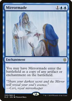 Mirrormade 1x FOIL ELD MTG Throne of Eldraine Rare MINT blue - Image 1