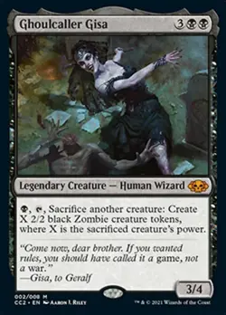 Near Mint x 1 Ghoulcaller Gisa Commander Collection: Black - Image 1