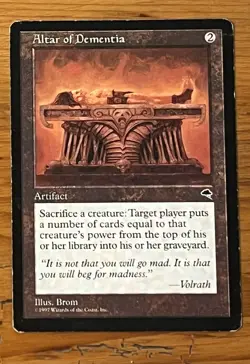 MTG - Magic the Gathering - Altar of Dementia - Tempest - Image 1