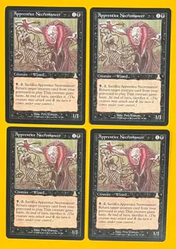 MTG APPRENTICE NECROMANCER (x4) Urza's Destiny (OldManMTG 010-851) - Image 1
