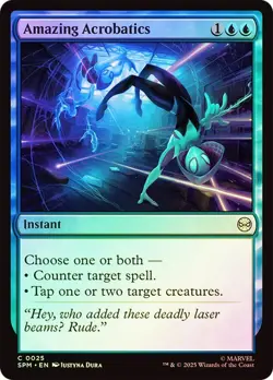 Foil Amazing Acrobatics [Marvel's Spider-Man] MTG - Image 1