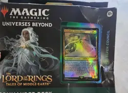 MTG Magic LOTR Tales Of Middle-Earth Elven Council Commander Deck SEALED Dented - Image 1