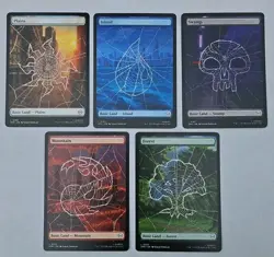 Marvel's Spider-Man Full Art Basic Land Set MTG SPM Magic TCG - Image 1