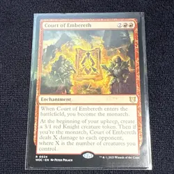 Court of Embereth Commander: Wilds of Eldraine Regular Near Mint - Image 3