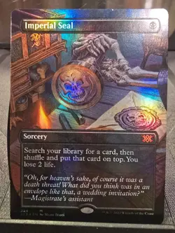 Imperial Seal - Mythic rare borderless FOIL - Image 1