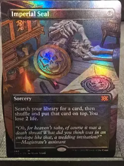 Imperial Seal - Mythic rare borderless FOIL - Image 4