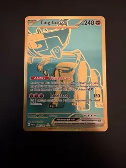 Ting-Lu ex 244/091 Sv: Paldean Fates Hyper Rare Gold Pokemon TCG 244/091 - Image 1