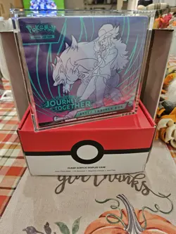 SEALED Pokemon Journey Together Elite Trainer Box with Pokemon acrylic case! - Image 1