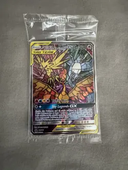SEALED Moltres Zapdos Articuno SM210 Pokemon ETB Black Star Promo Stained Glass - Image 1