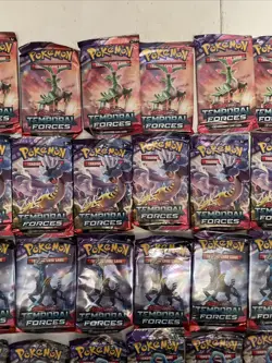Pokemon TCG Temporal Forces 36 Factory Sealed Booster Packs 9 Complete Sets (1) - Image 3