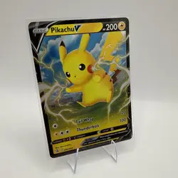Pikachu V 086/264 SWSH Fusion Strike Extended ArtUltra Rare Holo Pokemon TCG NM - Image 2