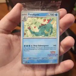 Pokemon Day 2025 Promos Feraligatr Illustration Contest 2024 Promo SEALED - Image 1