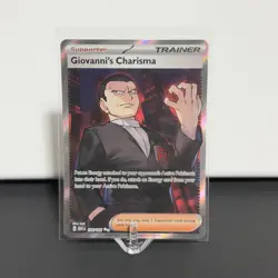 Giovanni's Charisma SR 197/165 Ultra Rare Pokemon Scarlet & Violet 151 NM-M - Image 1