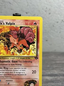 Brock's Vulpix 37/132 Gym Challenge Regular Uncommon-Pokemon TCG-Fast Ship-NM!! - Image 3