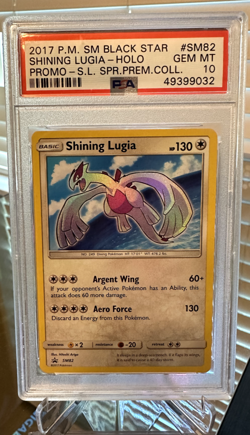 PSA 10 Shining Lugia SM82 Pokemon 2017 Shining Legends Black Star Promo PSA 10 - Image 1