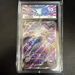 Mewtwo V SWSH229 Black Star Promo Ace 10 Gem Mint Pokemon Go - Pokemon Tcg - Image 1